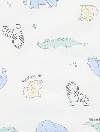 Coperta in jersey stampato in cotone jersey