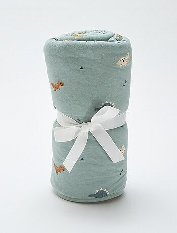 Coperta in jersey stampato in cotone jersey