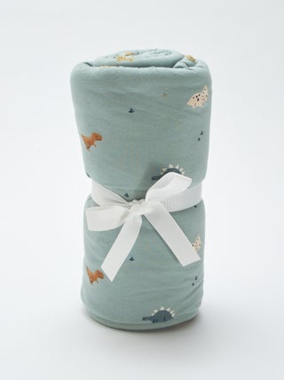 Coperta in jersey stampato in cotone jersey