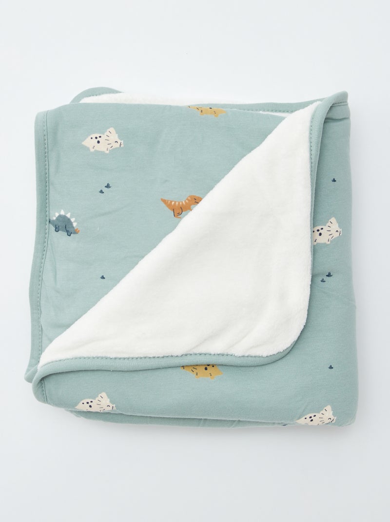 Coperta in jersey stampato in cotone jersey BLU - Kiabi