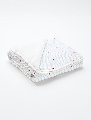 Coperta in jersey stampato in cotone jersey