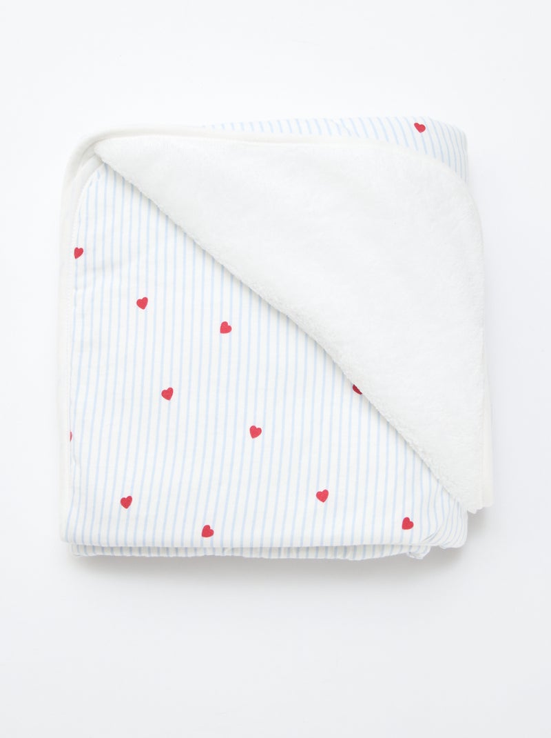 Coperta in jersey stampato in cotone jersey Blu - Kiabi