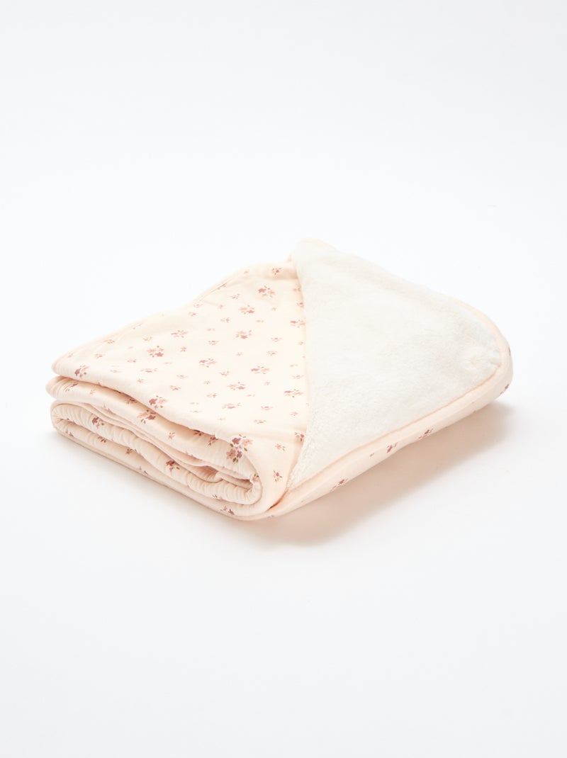 Coperta in jersey stampato in cotone jersey Rosa - Kiabi