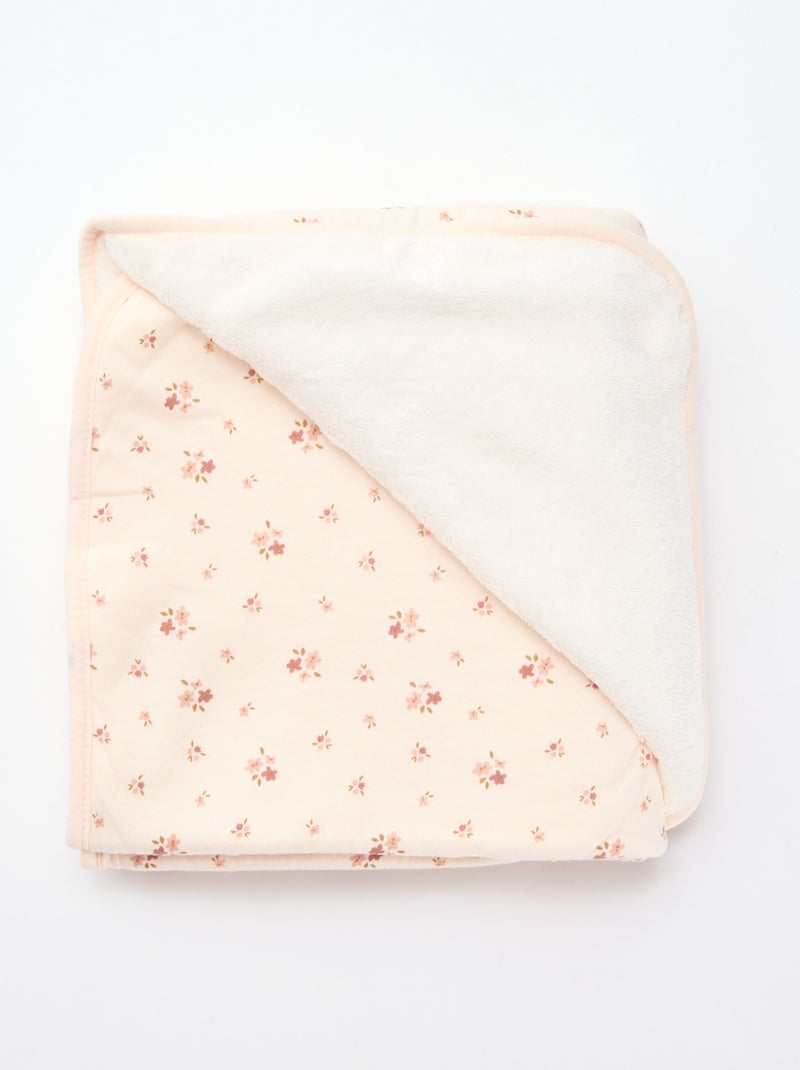 Coperta in jersey stampato in cotone jersey Rosa - Kiabi