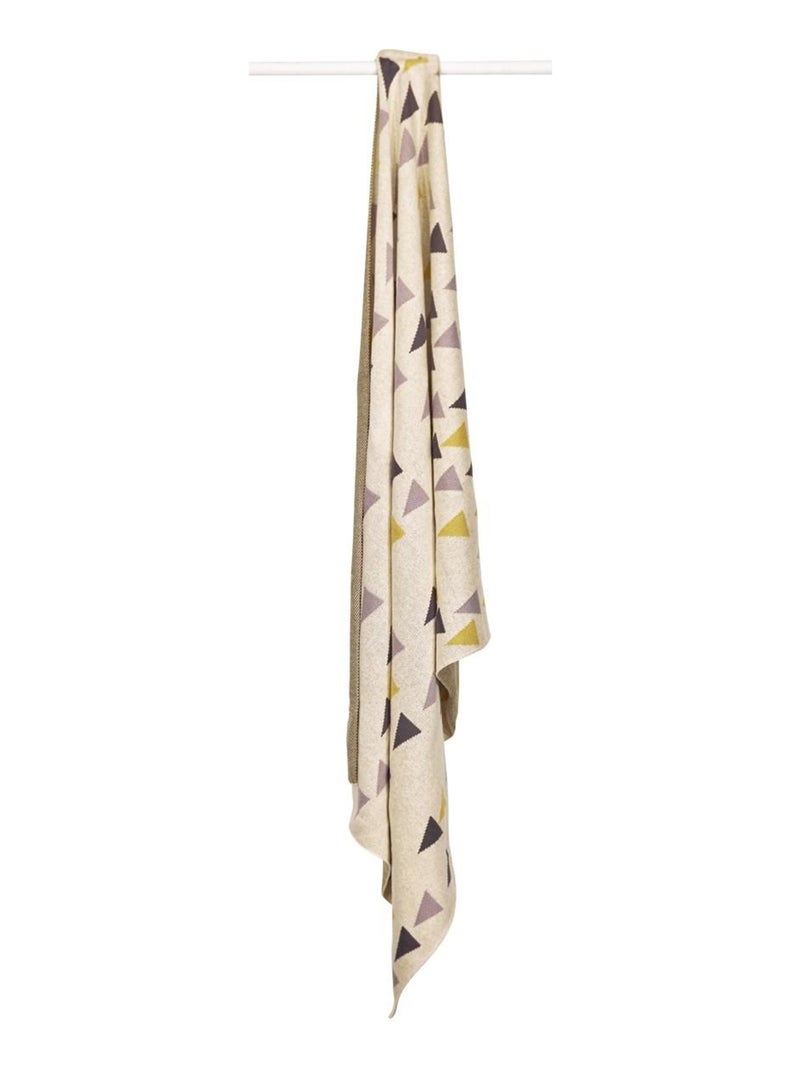 Coperta in maglia di cotone - sauthon Beige - Kiabi