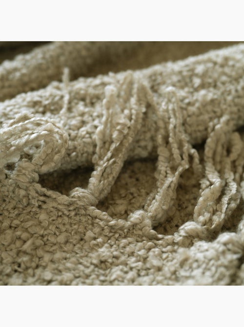 Coperta in morbida spugna con frange - Kiabi Coperta in morbida spugna con frange - Kiabi