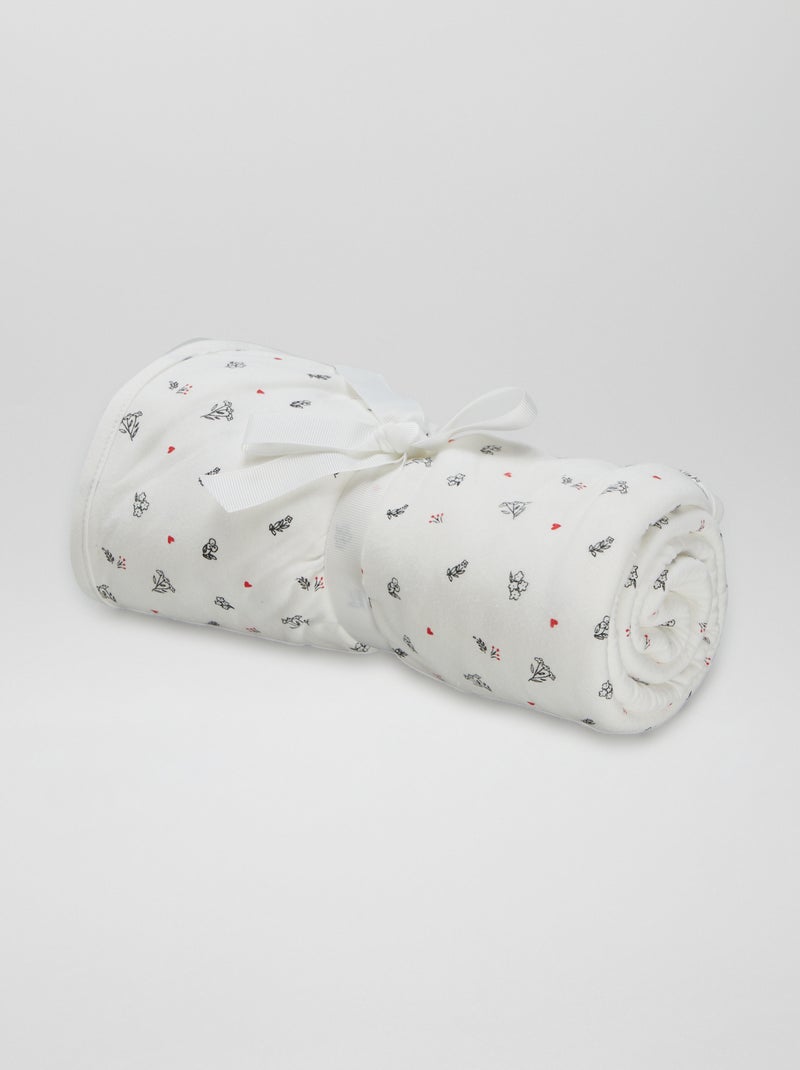 Coperta in pile BIANCO - Kiabi