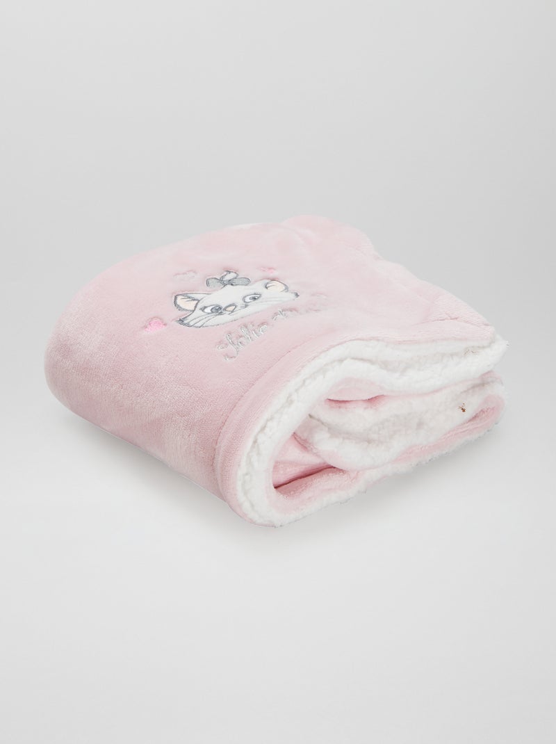 Coperta in pile e effetto montone 'Disney' ROSA - Kiabi