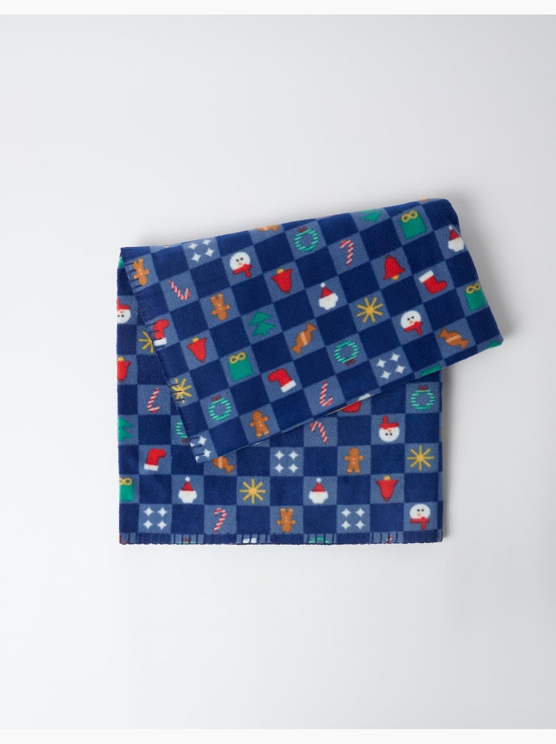 Coperta in pile, mo fashion Blu - Kiabi