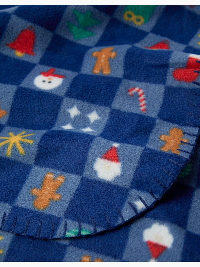 Coperta in pile, mo fashion Blu - Kiabi