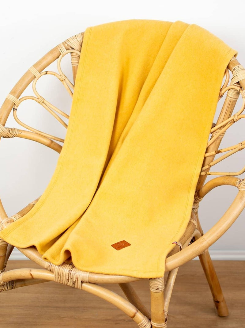 Coperta in pile ultra-morbido 100% cotone | sevira kids | sevira kids Senape - Kiabi