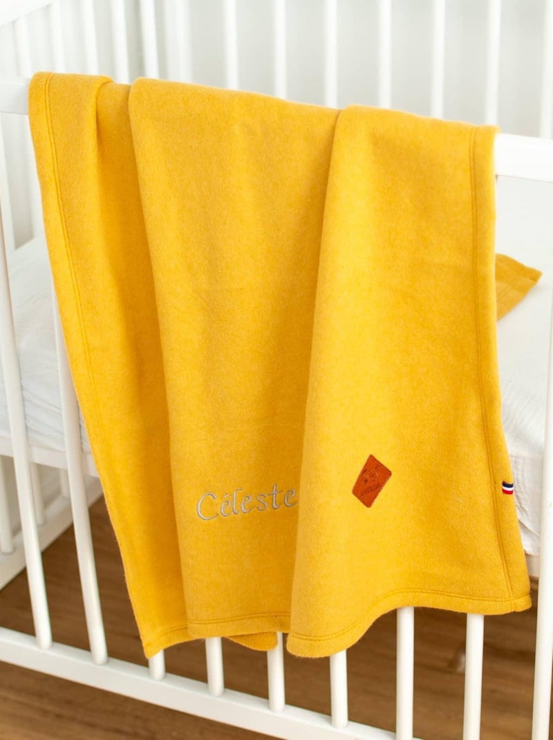Coperta in pile ultra-morbido 100% cotone | sevira kids | sevira kids Senape - Kiabi