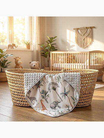 Coperta leggera in minky, safari | sevira kids | sevira kids