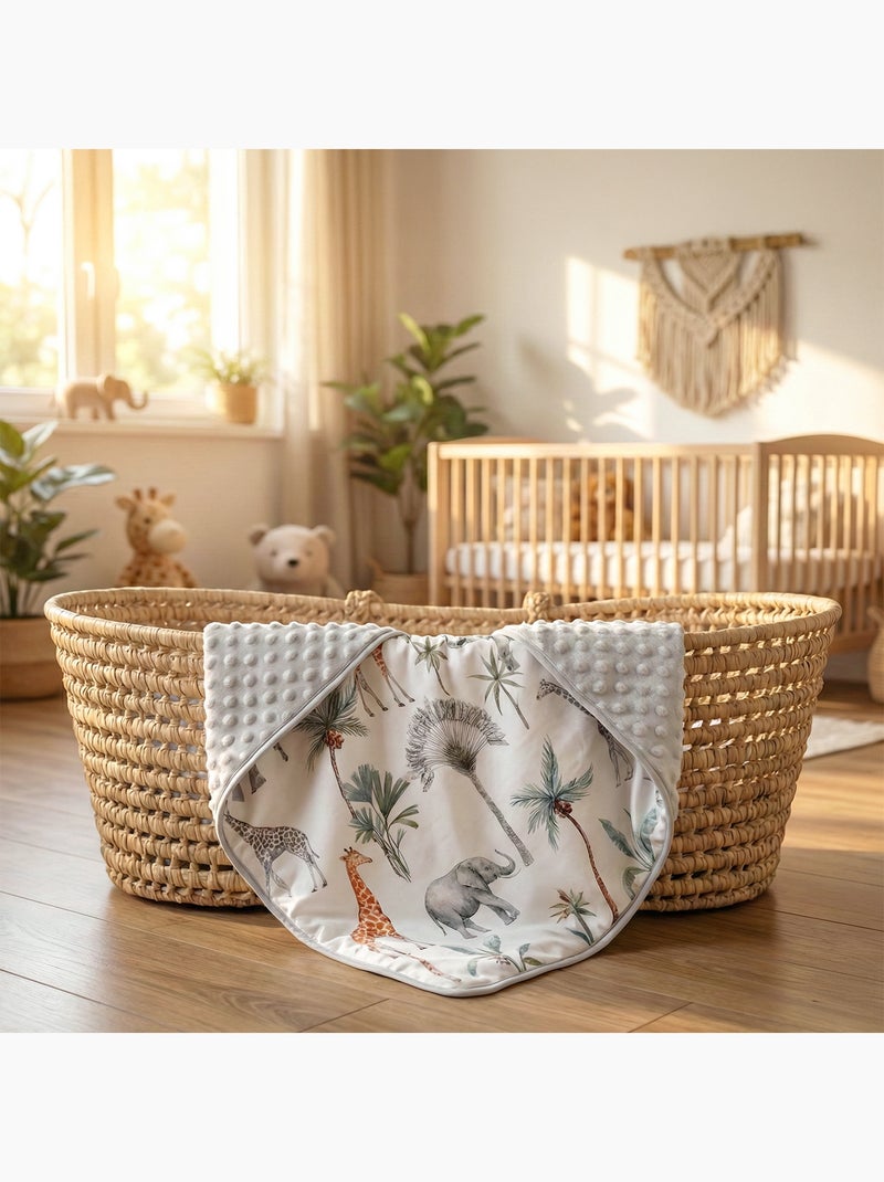 Coperta leggera in minky, safari | sevira kids | sevira kids Grigio - Kiabi