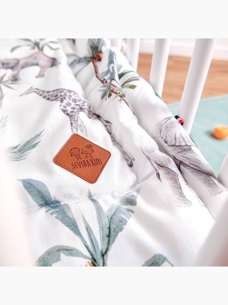 Coperta leggera in minky, safari | sevira kids | sevira kids Grigio - Kiabi