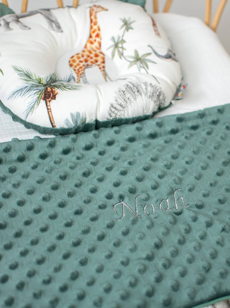Coperta leggera in minky, safari | sevira kids | sevira kids Verde - Kiabi