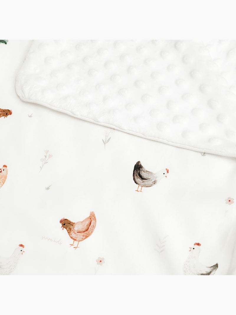 Coperta leggera in minky | sevira kids | sevira kids Ecru - Kiabi