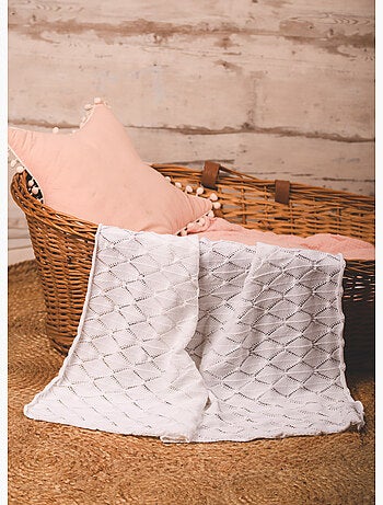 Coperta neonato piuma 100% cotone