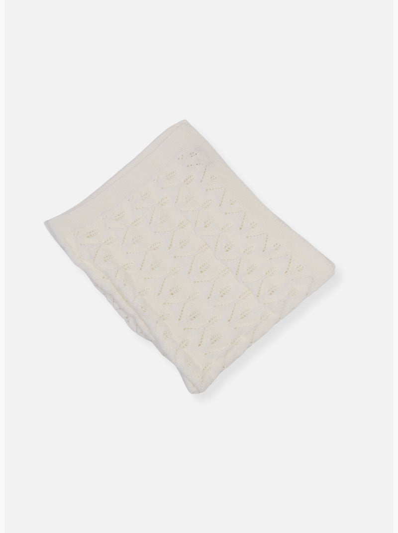 Coperta neonato piuma 100% cotone Bianco - Kiabi