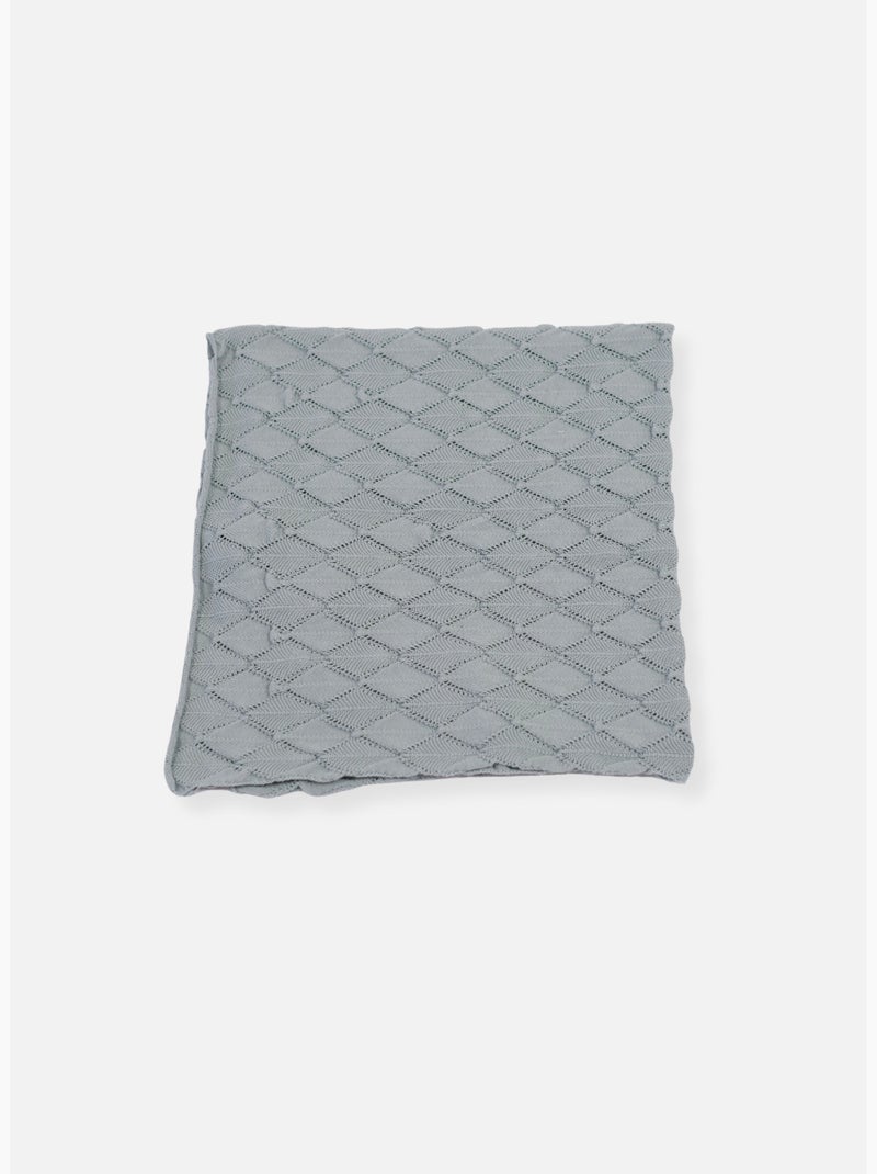Coperta neonato piuma 100% cotone Blu - Kiabi