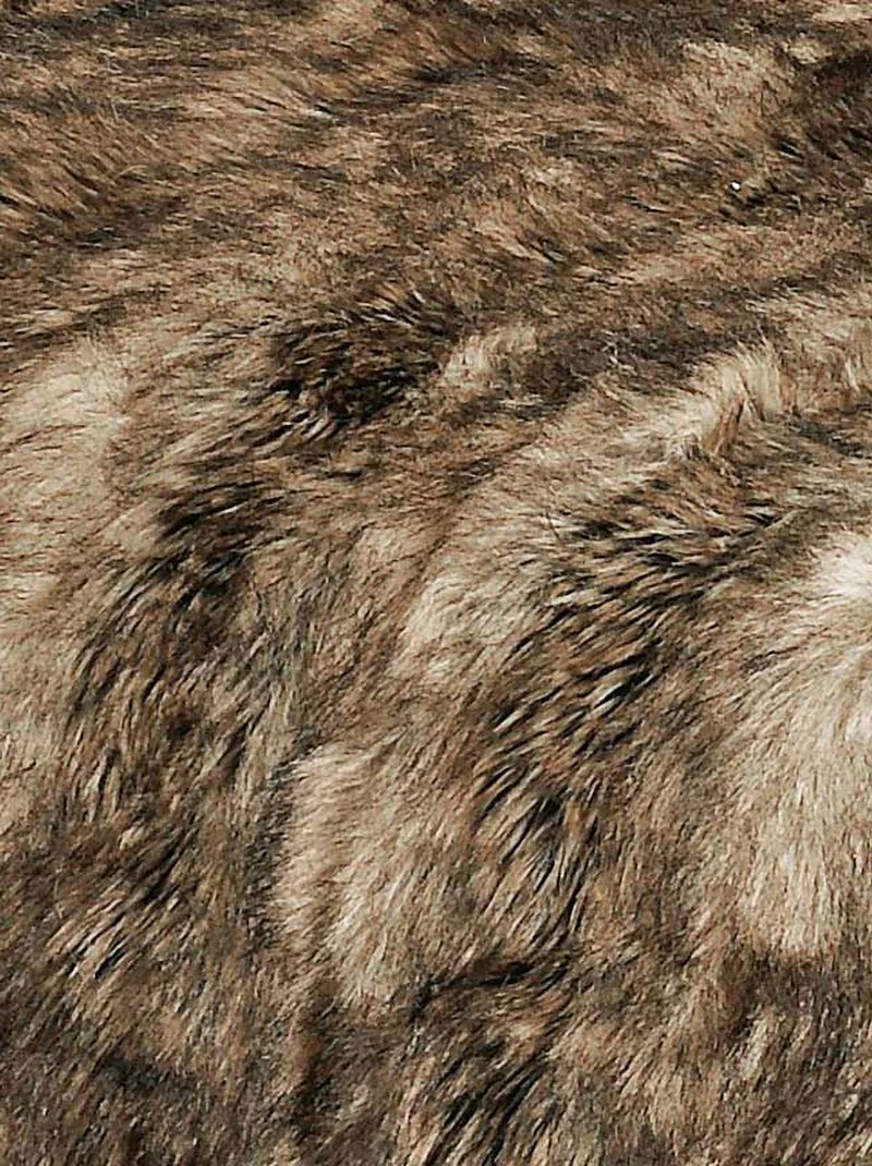 Coperta o copriletto in finta pelliccia Marrone scuro - Kiabi