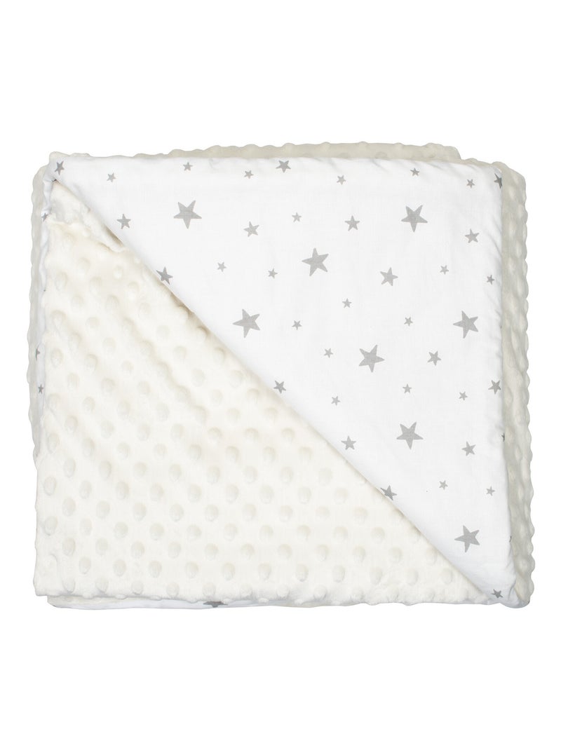 Coperta per bambino reversibile in minky | sevira kids | sevira kids Ecru - Kiabi