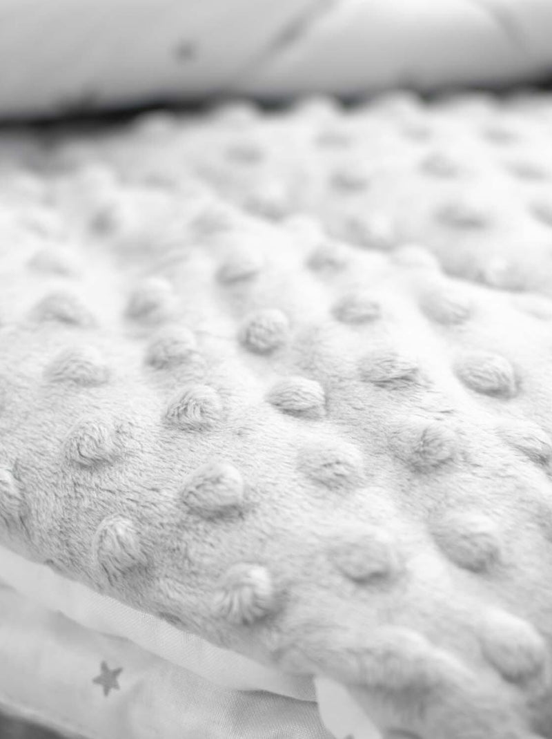 Coperta per bambino reversibile in minky | sevira kids | sevira kids Grigio - Kiabi