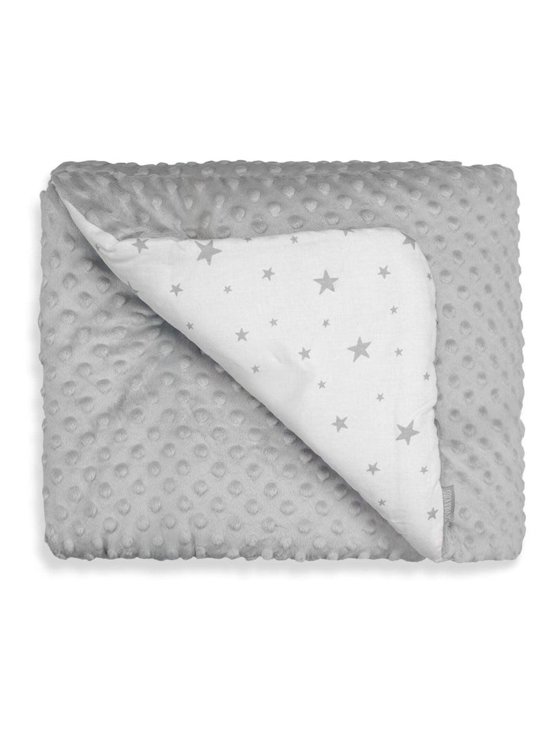 Coperta per bambino reversibile in minky | sevira kids | sevira kids Grigio - Kiabi