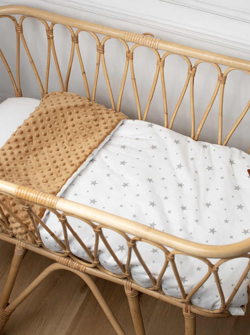 Coperta per bambino reversibile in minky | sevira kids | sevira kids Marrone chiaro - Kiabi