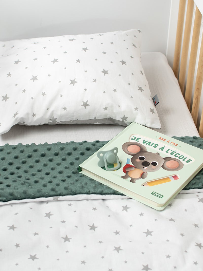 Coperta per bambino reversibile in minky | sevira kids | sevira kids Verde - Kiabi