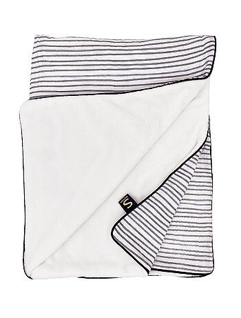 Coperta per neonati 75x100cm in garza di cotone e pile da - SAUTHON