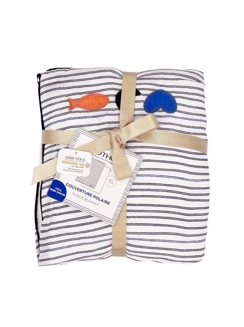 Coperta per neonati 75x100cm in garza di cotone e pile da - SAUTHON - Kiabi