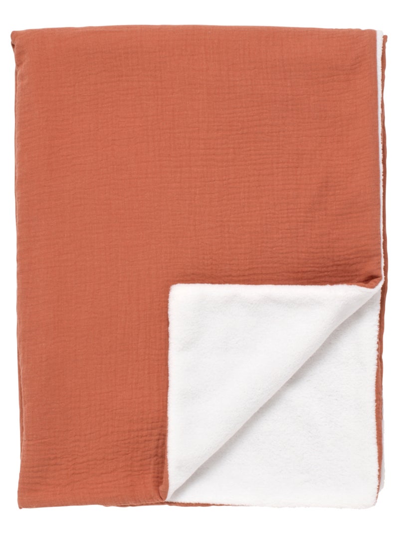 Coperta per neonati in garza di cotone e - SAUTHON Rosso - Kiabi