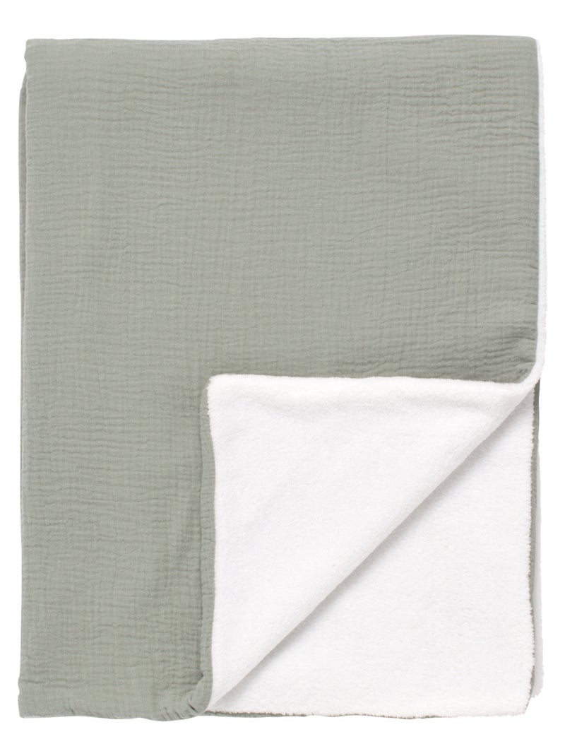 Coperta per neonati in garza di cotone e - SAUTHON Verde - Kiabi