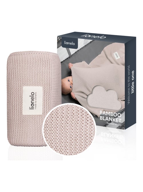 Coperta per neonati LIONELO 100% cotone - Ipoallergenica - Antibatterica - 100 × 75 cm - Kiabi