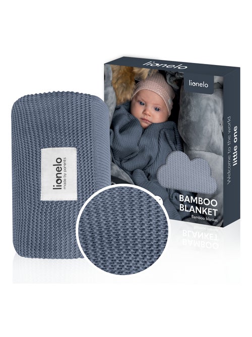 Coperta per neonati LIONELO 100% cotone - Ipoallergenica - Antibatterica - 100 × 75 cm - Kiabi