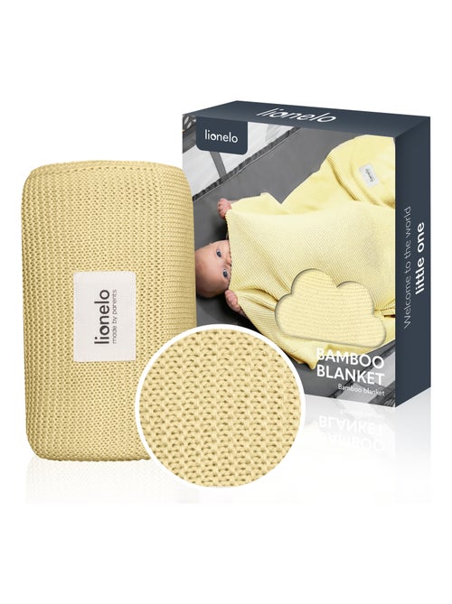 Coperta per neonati LIONELO 100% cotone - Ipoallergenica - Antibatterica - 100 × 75 cm - Kiabi