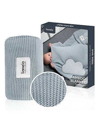 2 x Coperta in bambù - LIONELO - 75 x 100 cm - Coperta per passeggino - Ipoallergenica