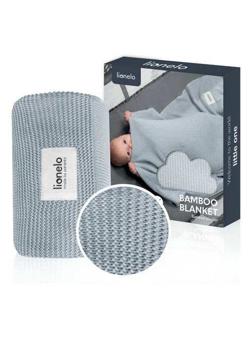 Coperta per neonati LIONELO 100% cotone - Ipoallergenica - Antibatterica - 100 × 75 cm - Kiabi