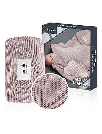2 x Coperta in bambù - LIONELO - 75 x 100 cm - Coperta per passeggino - Ipoallergenica
