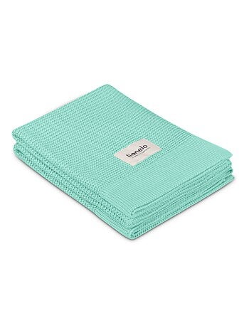 2 x Coperta in bambù - LIONELO - 75 x 100 cm - Coperta per passeggino - Ipoallergenica