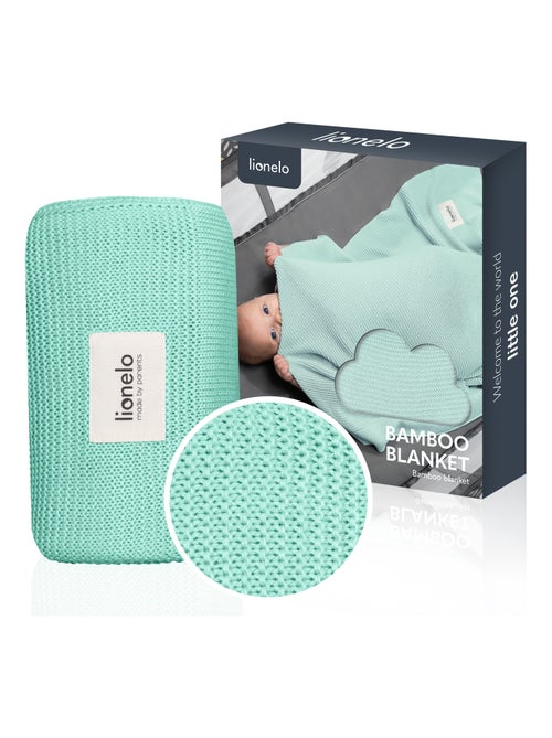 Coperta per neonati LIONELO 100% cotone - Ipoallergenica - Antibatterica - 100 × 75 cm - Kiabi