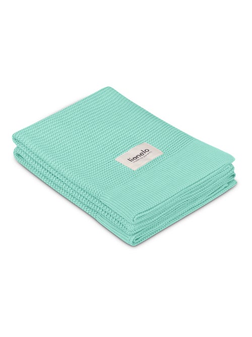 Coperta per neonati LIONELO 100% cotone - Ipoallergenica - Antibatterica - 100 × 75 cm - Kiabi