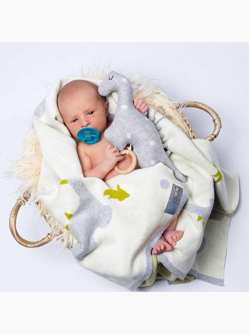 Coperta per neonato in cotone biologico gots | sevira kids | sevira kids Ecru - Kiabi