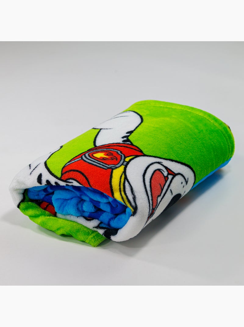 Coperta Pile Paw Patrol 110x150cm Nero Blu - Kiabi