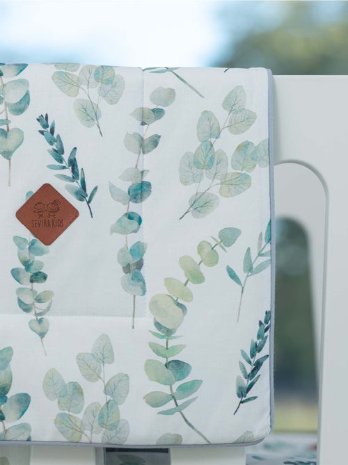 Coperta plaid reversibile, eucalyptus | SEVIRA KIDS - Kiabi