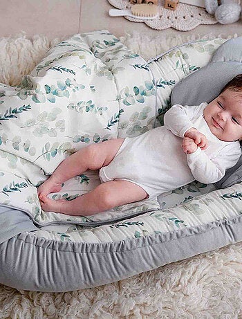 Coperta plaid reversibile, eucalyptus | sevira kids | sevira kids