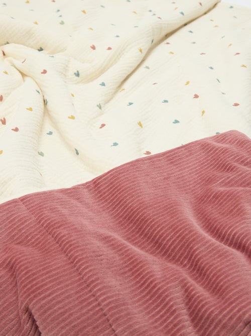 Coperta reversibile 110 x 150 cm - Kiabi Home - Kiabi Coperta reversibile 110 x 150 cm - Kiabi Home - Kiabi