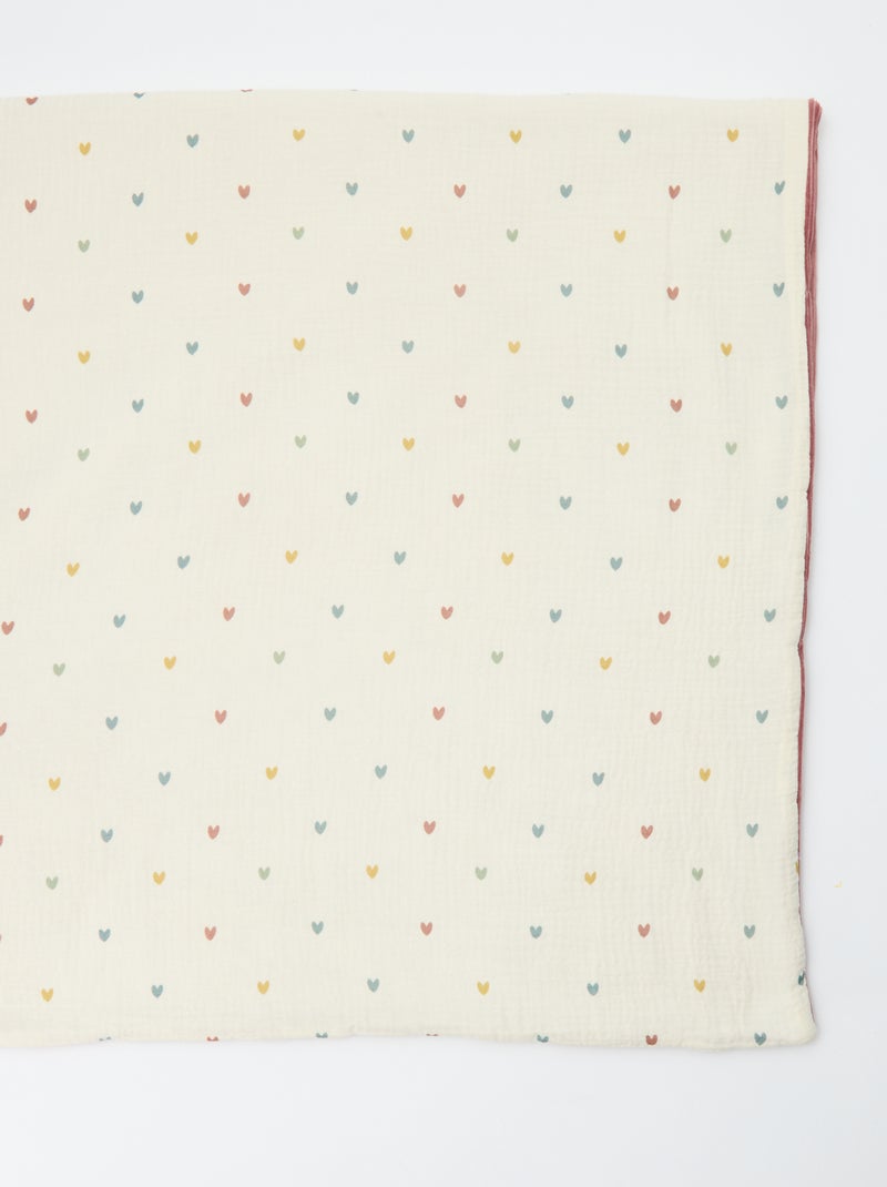 Coperta reversibile 110 x 150 cm - Kiabi Home Beige - Kiabi