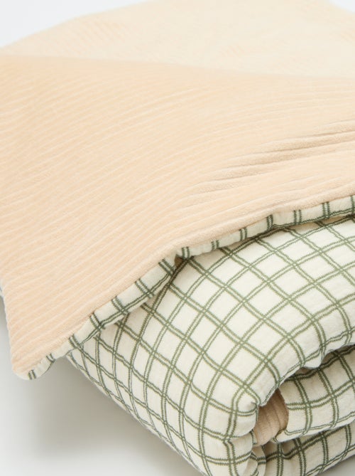 Coperta reversibile 110 x 150 cm - Kiabi Home - Kiabi Coperta reversibile 110 x 150 cm - Kiabi Home - Kiabi